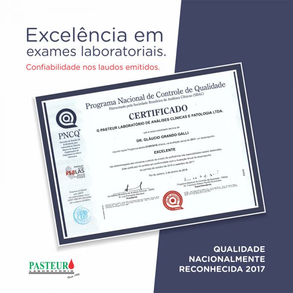  Excelência em exames laboratoriais