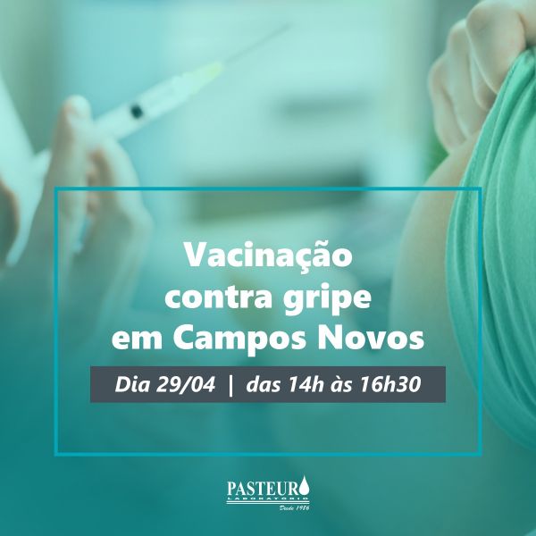  Vacinação contra gripe em Campos Novos.