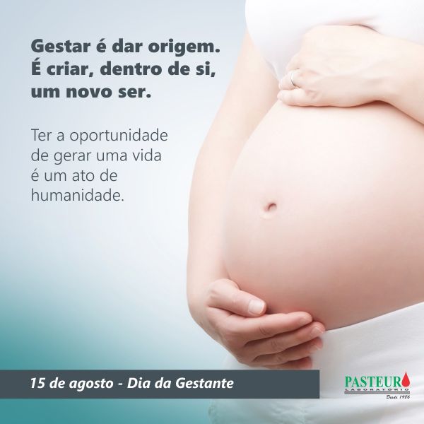  15 de agosto - Dia da Gestante