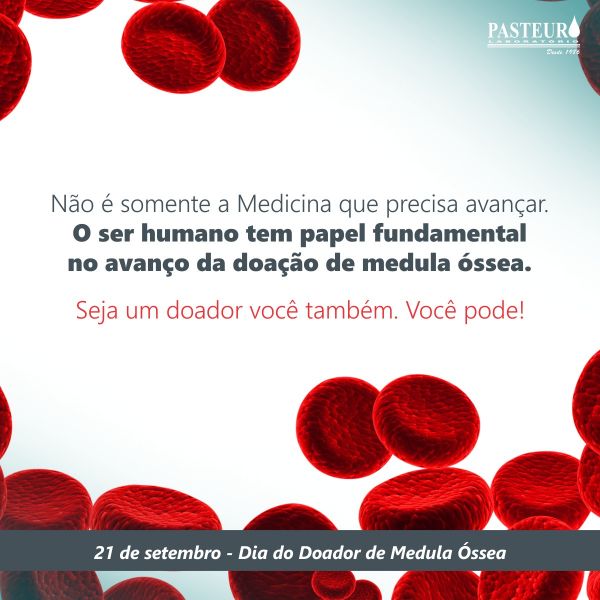  21 de setembro - Dia do Doador de Medula Óssea